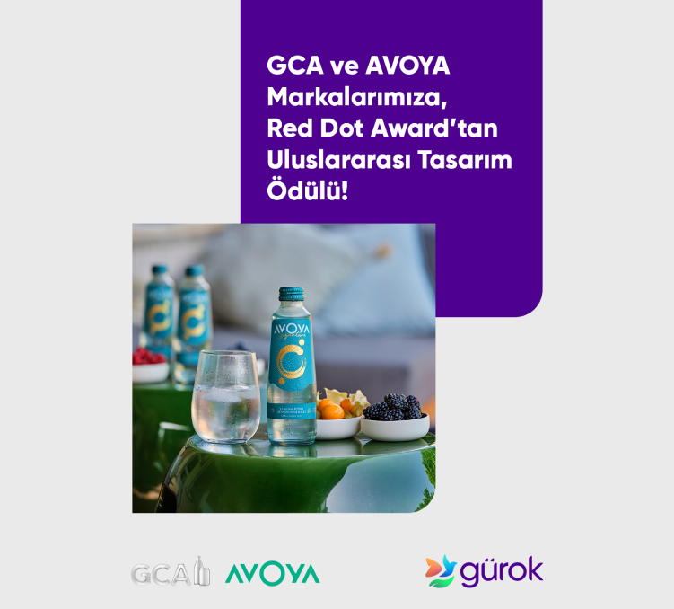 GCA ve AVOYA Markalarımıza, Red Dot Award’tan Uluslararası Tasarım Ödülü!