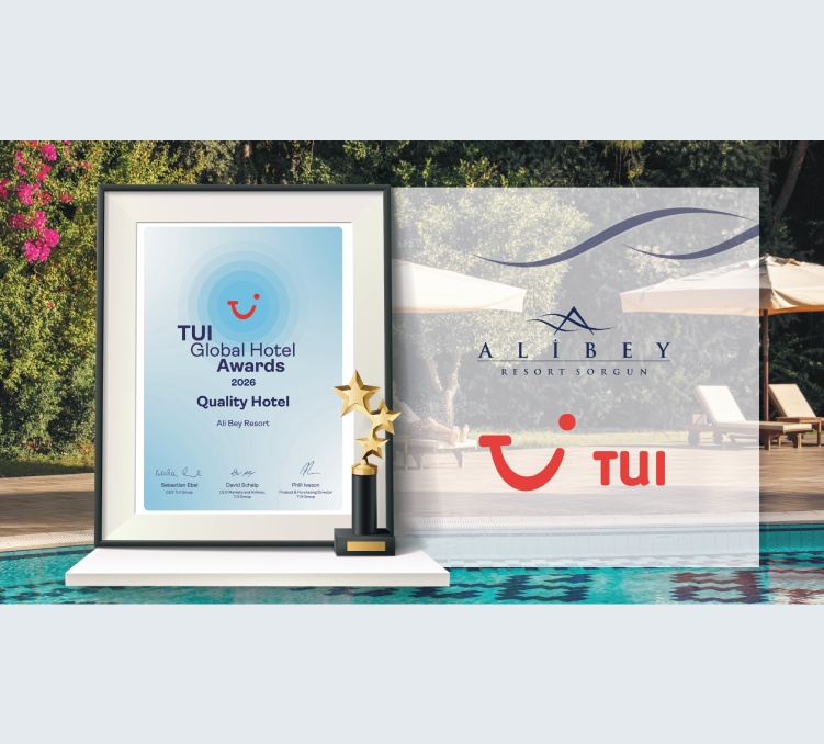 Ali Bey Resort Sorgun’a TUI Global Hotel “Quality Hotel” Ödülü