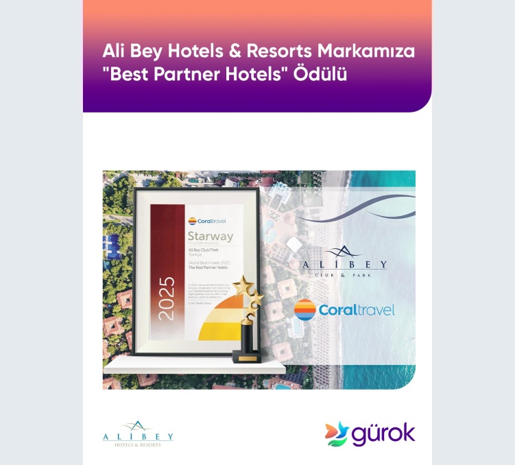 "Best Partner Hotels" Award for Ali Bey Hotels & Resorts
